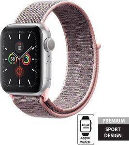 Crong Crong Nylon Band - Pasek sportowy Apple Watch 42/44 mm (Light Pink) uniwersalny 1