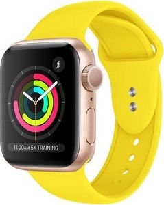 Crong Crong Liquid Band - Pasek Apple Watch 42/44 mm (żółty) uniwersalny 7