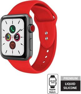 Crong Crong Liquid Band - Pasek Apple Watch 42/44 mm (czerwony) uniwersalny 5