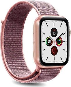 Puro PURO Apple Watch Band - Nylonowy pasek do Apple Watch 38 / 40 mm (Różowy) uniwersalny 1