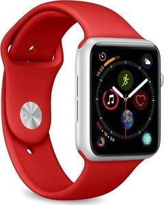 Puro PURO ICON - Elastyczny pasek sportowy do Apple Watch 38 / 40 mm (S/M M/L) (czerwony) uniwersalny 1
