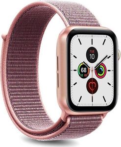 Puro PURO Apple Watch Band - Nylonowy pasek do Apple Watch 42 / 44 mm (Różowy) uniwersalny 1
