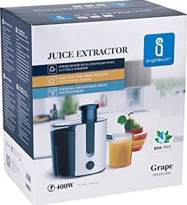 Wyciskarka wolnoobrotowa Aigostar  Aigostar Sokowirówka Warzywa i owoce Wyciskarka wolnoobrotowa Sokowirówka elektryczna Automatyczna z 2 poziomami Tarcze tnące ze stali nierdzewnej Duży wałek do napełniania jabłek Pomarańczowa marchewka Marchewka - Winog 5