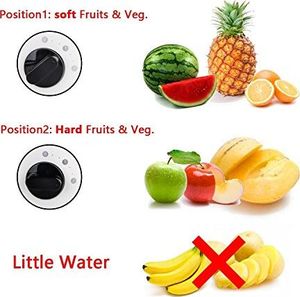 Wyciskarka wolnoobrotowa Aigostar  Aigostar Sokowirówka Warzywa i owoce Wyciskarka wolnoobrotowa Sokowirówka elektryczna Automatyczna z 2 poziomami Tarcze tnące ze stali nierdzewnej Duży wałek do napełniania jabłek Pomarańczowa marchewka Marchewka - Winog 7