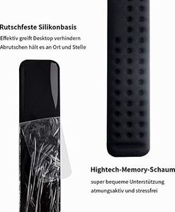 VAYDEER Klawiatura podpórka pod nadgarstki do gier Tenkeyless Podpórka pod nadgarstki z pianki memory do biura, komputera, laptopa, pisania na komputerze Mac oraz uśmierzania bólu nadgarstka i naprawy (36 cm) 4