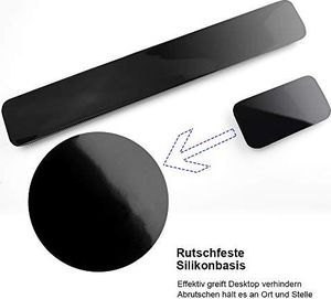 VAYDEER Klawiatura podpórka pod nadgarstki do gier Tenkeyless Podpórka pod nadgarstki z pianki memory do biura, komputera, laptopa, pisania na komputerze Mac oraz uśmierzania bólu nadgarstka i naprawy (36 cm) 5