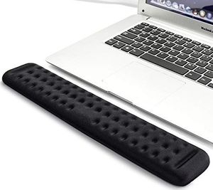 VAYDEER Klawiatura podpórka pod nadgarstki do gier Tenkeyless Podpórka pod nadgarstki z pianki memory do biura, komputera, laptopa, pisania na komputerze Mac oraz uśmierzania bólu nadgarstka i naprawy (36 cm) 6