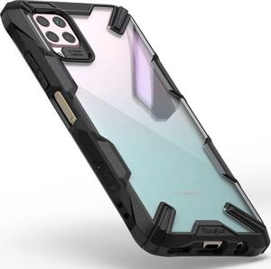 Ringke Etui Ringke Fusion X do Huawei P40 Lite Black + Szkło Alogy uniwersalny 3
