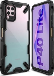 Ringke Etui Ringke Fusion X do Huawei P40 Lite Black + 2x Folia Ringke uniwersalny 2