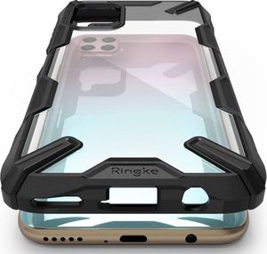 Ringke Etui Ringke Fusion X do Huawei P40 Lite Black + Szkło 3mk uniwersalny 4