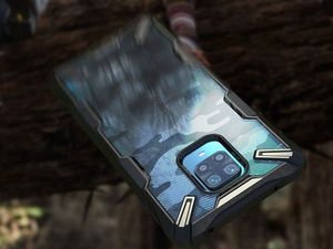 Ringke Etui Ringke Fusion X do Xiaomi Redmi Note 9S/ Pro/ Max Camo Black + Szkło 3mk uniwersalny 7