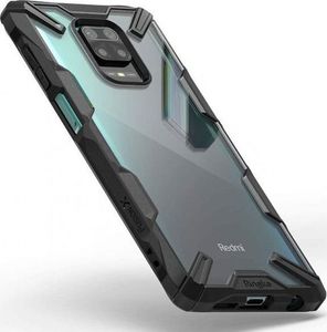 Ringke Etui Ringke Fusion X do Xiaomi Redmi Note 9S/ Pro/ Max Black + 2x Folia Ringke uniwersalny 4