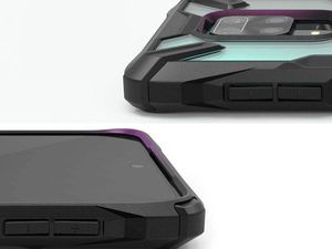 Ringke Etui Ringke Fusion X do Xiaomi Redmi Note 9S/ Pro/ Max Black + 2x Folia Ringke uniwersalny 5