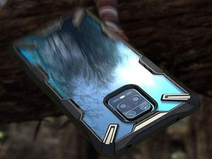 Ringke Etui Ringke Fusion X do Xiaomi Redmi Note 9S/ Pro/ Max Black + 2x Folia Ringke uniwersalny 8