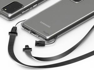 Ringke Etui Ringke Air do Samsung Galaxy S20 Plus Clear + Szkło Alogy Full uniwersalny 5