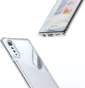 Ringke Etui ochronne obudowa Ringke Fusion do LG Velvet Clear + Szkło Mocolo 3D UV uniwersalny 2