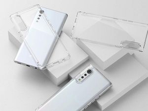 Ringke Etui ochronne obudowa Ringke Fusion do LG Velvet Clear + Szkło Mocolo 3D UV uniwersalny 6