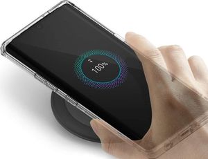 Ringke Etui ochronne obudowa Ringke Fusion do LG Velvet Clear + Szkło Mocolo 3D UV uniwersalny 7