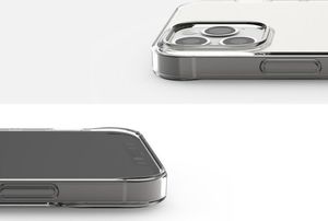 Ringke Etui obudowa Ringke Air do Apple iPhone 12 Pro Max 6.7 Clear + Szkło Alogy uniwersalny 9