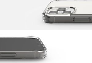 Ringke Etui ochronne Ringke Fusion do Apple iPhone 12 Pro Max 6.7 Clear + Szkło Alogy uniwersalny 8