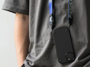 Ringke Etui Ringke Onyx do Apple iPhone 12 Pro Max 6.7 Black + Szkło Alogy uniwersalny 11