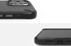 Ringke Etui Ringke Onyx do Apple iPhone 12 Pro Max 6.7 Black + Szkło Alogy uniwersalny 8
