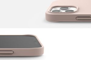 Ringke Etui obudowa Ringke Air S do Apple iPhone 12 Pro Max Pink Sand + Szkło Alogy uniwersalny 6