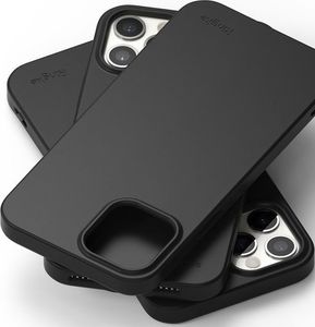 Ringke Etui obudowa Ringke Air S do Apple iPhone 12 Pro Max Black + Szkło Alogy uniwersalny 5