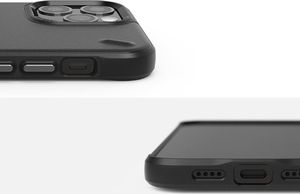 Ringke Etui Ringke Onyx do Apple iPhone 12/ 12 Pro 6.1 Black + Szkło Alogy uniwersalny 5