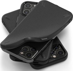 Ringke Etui Ringke Onyx do Apple iPhone 12/ 12 Pro 6.1 Black + Szkło Alogy uniwersalny 6