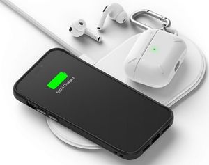 Ringke Etui Ringke Onyx do Apple iPhone 12/ 12 Pro 6.1 Black + Szkło Alogy uniwersalny 10