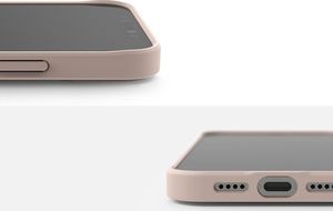 Ringke Etui Ringke Air S do Apple iPhone 12/ 12 Pro 6.1 Pink Sand + Szkło Alogy uniwersalny 6