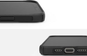 Ringke Etui Ringke Fusion X do Apple iPhone 12/ 12 Pro 6.1 Black + Szkło Alogy uniwersalny 6