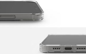 Ringke Etui ochronne obudowa Ringke Fusion do iPhone 12/ 12 Pro 6.1 Clear + Szkło Alogy uniwersalny 6