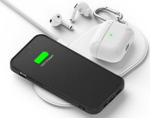 Ringke Etui obudowa Ringke Air S do Apple iPhone 12 Mini 5.4 Black + Szkło Alogy uniwersalny 11