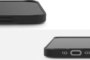 Ringke Etui obudowa Ringke Air S do Apple iPhone 12 Mini 5.4 Black + Szkło Alogy uniwersalny 7