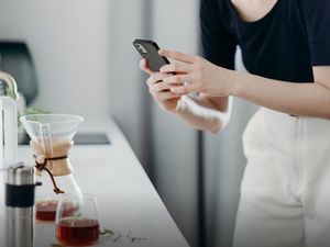 Ringke Etui obudowa Ringke Air case do Apple iPhone 12 Mini 5.4 Smoke Black + Szkło Alogy uniwersalny 5