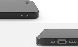 Ringke Etui obudowa Ringke Air case do Apple iPhone 12 Mini 5.4 Smoke Black + Szkło Alogy uniwersalny 8