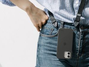 Ringke Etui obudowa Ringke Air case do Apple iPhone 12 Mini 5.4 Smoke Black + Szkło Alogy uniwersalny 9