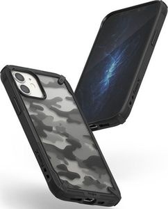 Ringke Etui Ringke Fusion X obudowa do Apple iPhone 12 Mini 5.4 Camo Black + Szkło Alogy uniwersalny 4