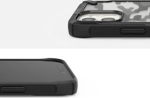Ringke Etui Ringke Fusion X obudowa do Apple iPhone 12 Mini 5.4 Camo Black + Szkło Alogy uniwersalny 8