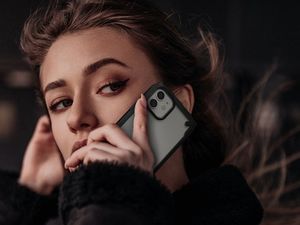 Ringke Etui Ringke Fusion X obudowa do Apple iPhone 12 Mini 5.4 Black + Szkło Alogy uniwersalny 6