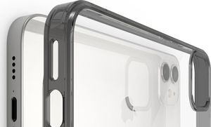 Ringke Etui ochronne obudowa Ringke Fusion do Apple iPhone 12 Mini 5.4 Smoke Black + Szkło Alogy uniwersalny 6