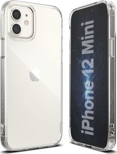 Ringke Etui ochronne obudowa Ringke Fusion do Apple iPhone 12 Mini 5.4 Clear + Szkło Alogy uniwersalny 2