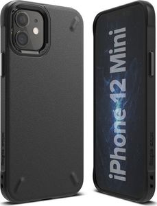 Ringke Etui obudowa Ringke Onyx case do Apple iPhone 12 Mini 5.4 Black + Szkło Alogy uniwersalny 2