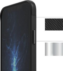 Ringke Etui obudowa Ringke Onyx case do Apple iPhone 12 Mini 5.4 Black + Szkło Alogy uniwersalny 5