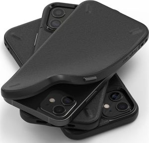 Ringke Etui obudowa Ringke Onyx case do Apple iPhone 12 Mini 5.4 Black + Szkło Alogy uniwersalny 6