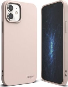 Ringke Etui obudowa Ringke Air S do Apple iPhone 12 Mini 5.4 Pink Sand + Szkło Alogy uniwersalny 2