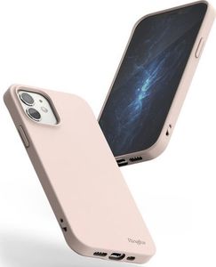 Ringke Etui obudowa Ringke Air S do Apple iPhone 12 Mini 5.4 Pink Sand + Szkło Alogy uniwersalny 4