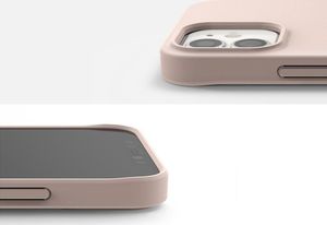 Ringke Etui obudowa Ringke Air S do Apple iPhone 12 Mini 5.4 Pink Sand + Szkło Alogy uniwersalny 6
